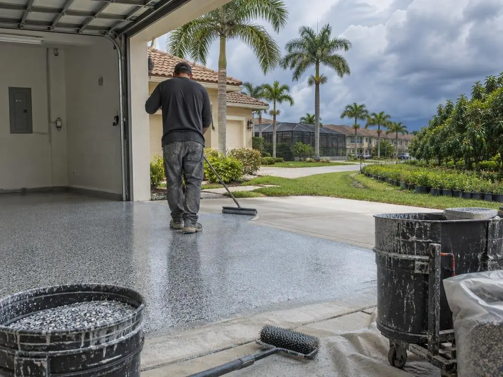 Epoxy Flake Floors in Homestead, FL