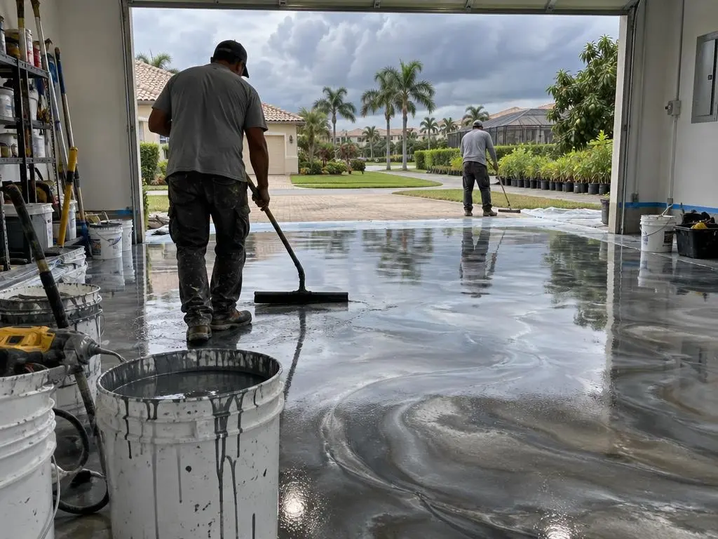 Metallic Epoxy Floors in Homestead, FL